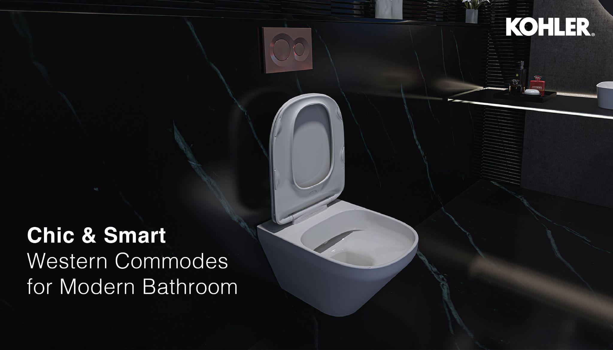 Chic & Smart Western Commodes for Modern Bathroom