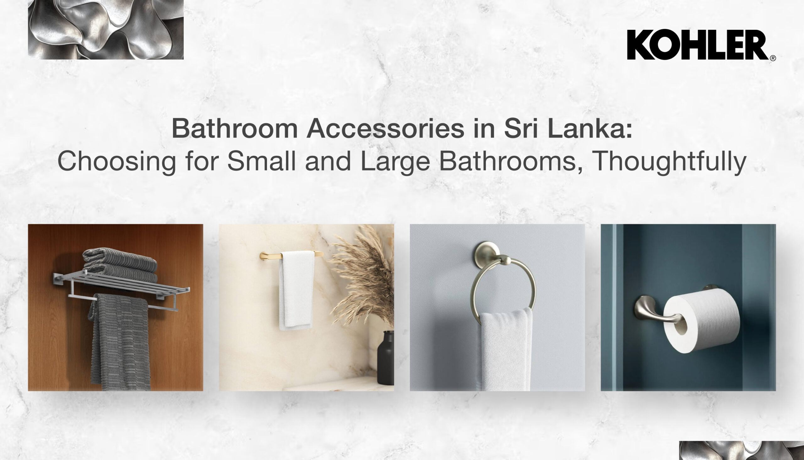 Bathroom Accessories in Sri Lanka: Choosing for Small and Large Bathrooms, Thoughtfully