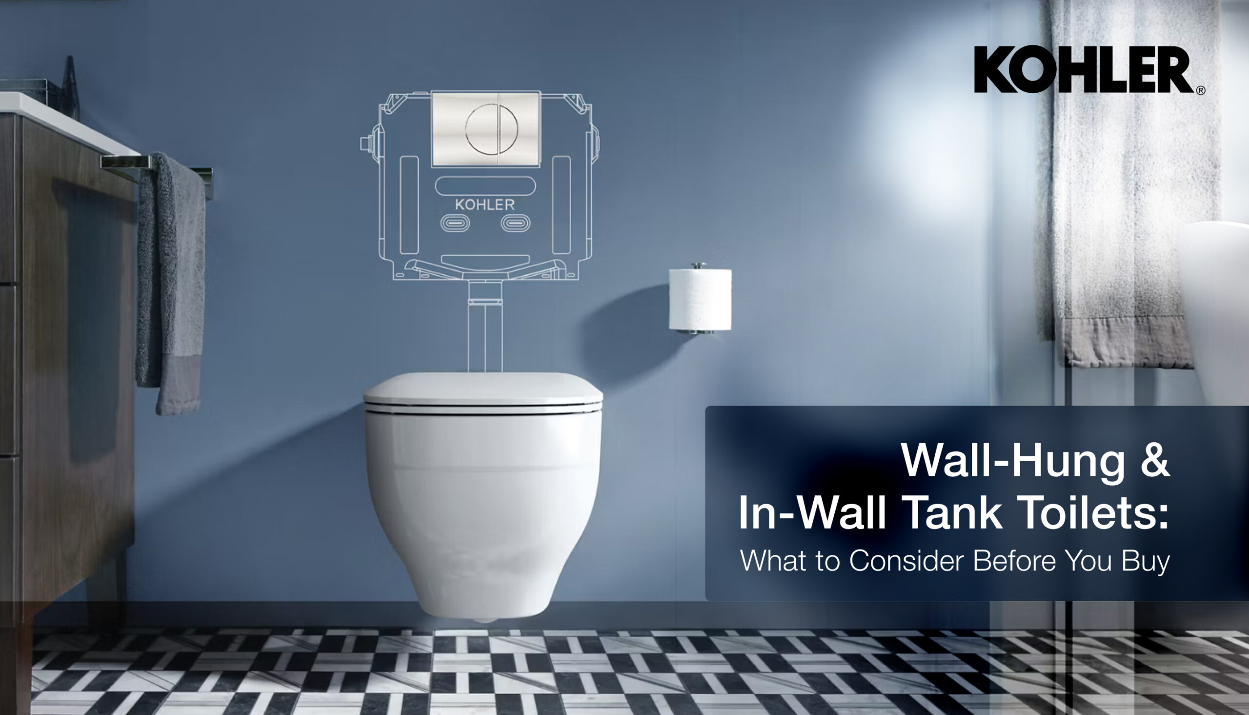 Wall Hung and In Wall Tank Toilets: What to Consider Before You Buy
