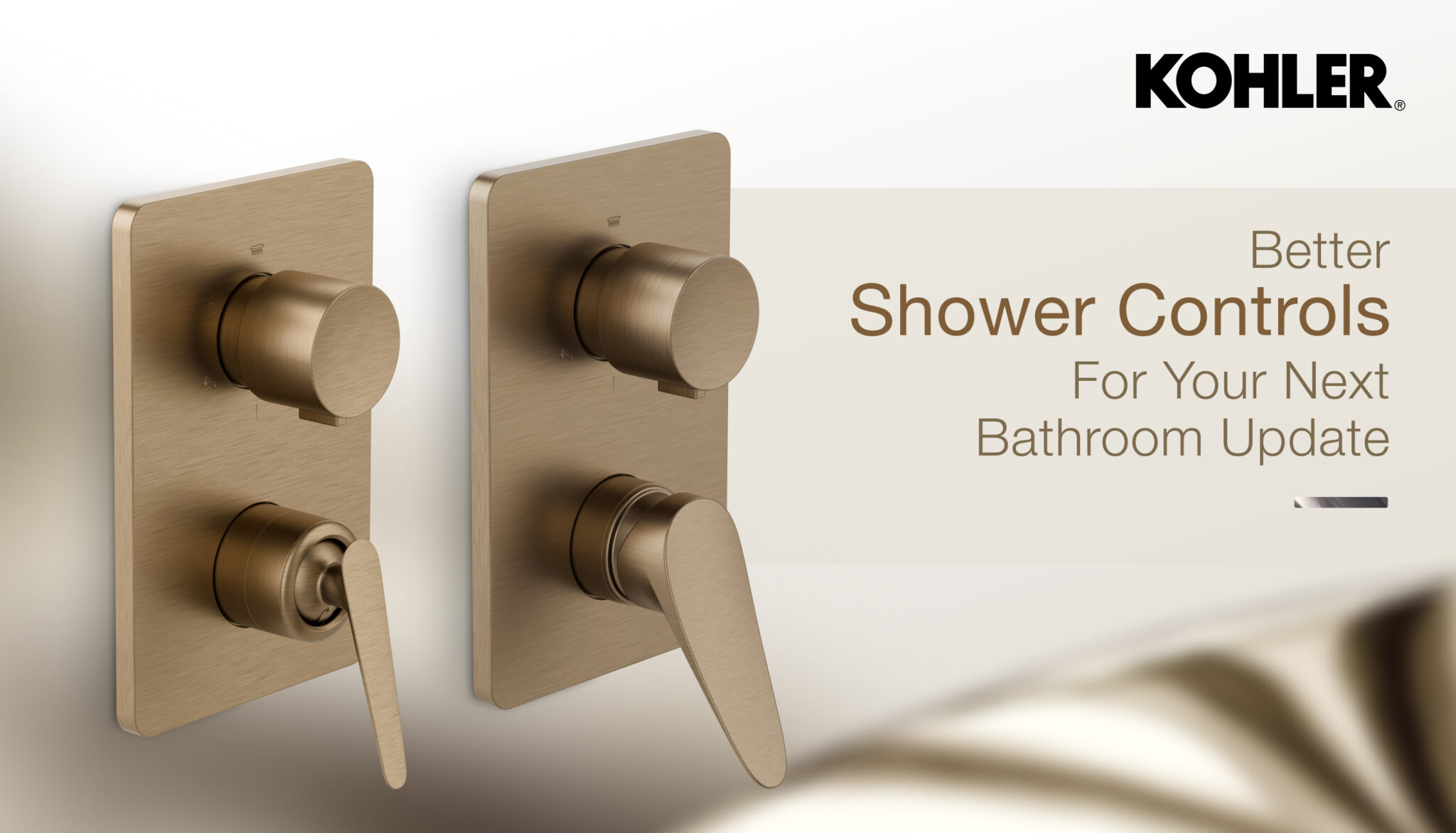 Kohler Valve Trim & Shower Controls for Your Bathroom